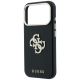 6. Guess Smooth & Big Strass Logo Hülle für iPhone 18 Pro Max / 17 Pro Max - Schwarz