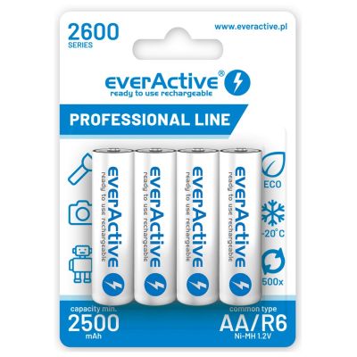 2. everActive Professional Linie EVHRL6-2600 Akku (2600mAh ; Ni-MH)