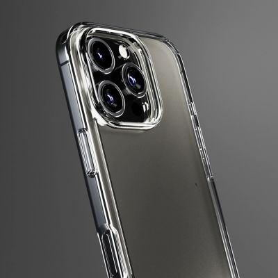 5. SBS-Set mit D3O-Technologie für iPhone 16 Pro Max – Hülle + Displayglas und Kameraschutz – transparent