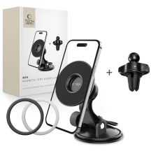 Tech-Protect N50 Magnetische Autotelefonhalterung MagSafe für Cockpit/Lüftungsschlitze – Schwarz