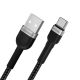 4. Wozinsky WNBAC1 USB-A / USB-C 2,4A Kabel 1 m - Schwarz