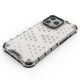 5. Honeycomb Handyhülle Schutzhülle mit TPU Rahmen für iPhone 13 Pro schwarz