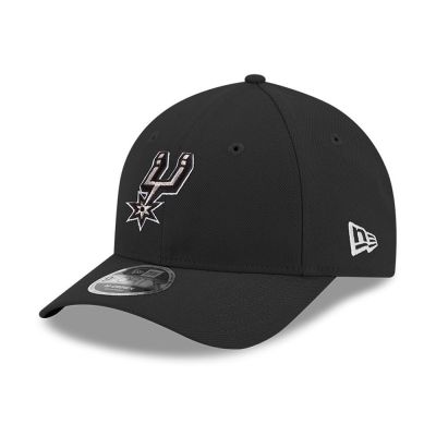 New Era 9FORTY NBA San Antonio Spurs Team M-Crown Schwarze Snapback-Kappe - 60755485