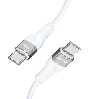 3. Wozinsky WSTCC1 USB-C / USB-C PD 65W Kabel 1 m lang - Weiß
