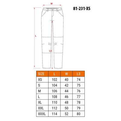 NEO Tools 81-231-XS Schutzhose