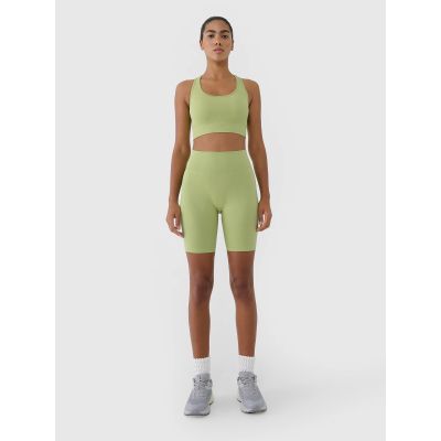 6. Nahtloser Trainings-BH für Damen mit geringer Stützkraft, 4F, 4FRSS25USBAF154-42S