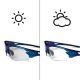 9. Rockbros 10069 Photochrome UV400 Fahrradbrille - Blau