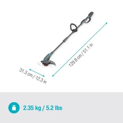 6. Gardena 14703-55 Freischneider/Trimmer 18W Akku Grau