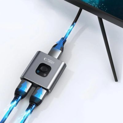 5. Tech-Protect HB07 HUB Adapter 2in1 HDMI 4K 60HZ - grau