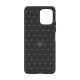 5. Flexible Hülle mit Carbonmuster für Xiaomi Redmi 12 Carbon Case - Schwarz