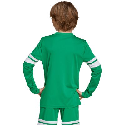 6. adidas Squadra 25 Langarm-T-Shirt für Kinder, Grün, JN7491