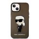 3. Karl Lagerfeld Ikonik Karl Hülle für iPhone 14 Plus – Schwarz