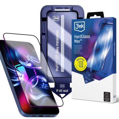 3MK HardGlass Max Schutzglas für iPhone 13 / 13 Pro / 14 / 16e / 17e
