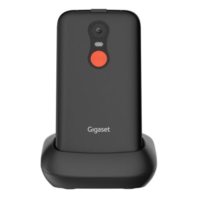 9. Gigaset GL595 7,11 cm (2,8") 114 g Schwarz Handy für Senioren