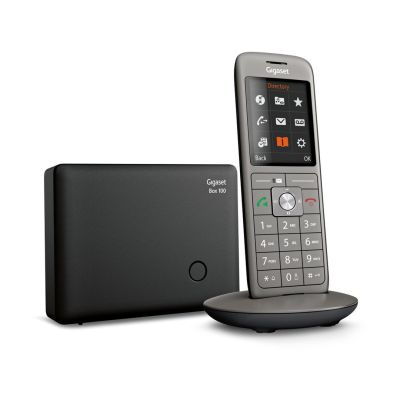 2. Schnurloses Telefon mit Anruferkennung – DECT/GAP – Anthrazit