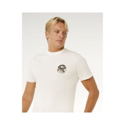 6. RIP CURL Wettie Passage Icon Tee Weiß