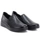 5. Schwarze Damen-Keilsandalen aus Leder zum Hineinschlüpfen, Potocki JE19505