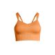 CASALL Nahtloser, gerippter, gepolsterter Sport-BH Juicy Orange
