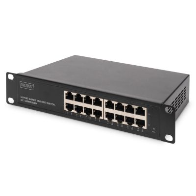 2. Digitus Gigabit-Ethernet-Switch 10", 16-Port, unmanaged