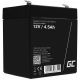 GREEN CELL GEL-BATTERIE AGM44 12V 4,5AH