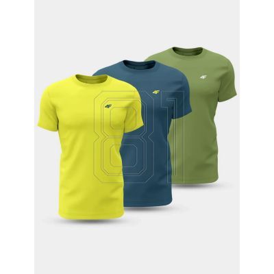 5. T-Shirts 4F M 4FWSS24TTSHM1896-90S 3er-Pack