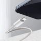 10. Baseus CATLGD-A02 Lightning – USB-C PD-Kabel 20 W 480 Mbit/s 2 m – Weiß