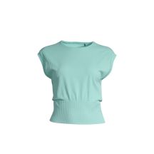CASALL Seamless Graphic Rib Tee Mint