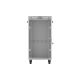21. LANBERG Standschrank 19" 22U 600x600 GRAU