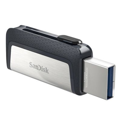 15. SanDisk SDDDC2-064G-G46 USB-Stick (64 GB; USB 3.1, USB-C; schwarz)
