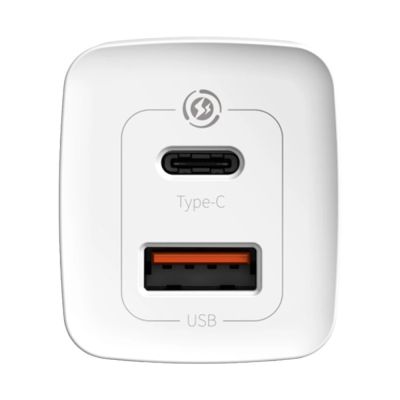 4. Baseus GaN2 Lite Fast 65W USB / USB Type C Quick Charge 3.0 Power Delivery (Galliumnitrid) weiß (CCGAN2L-B02)