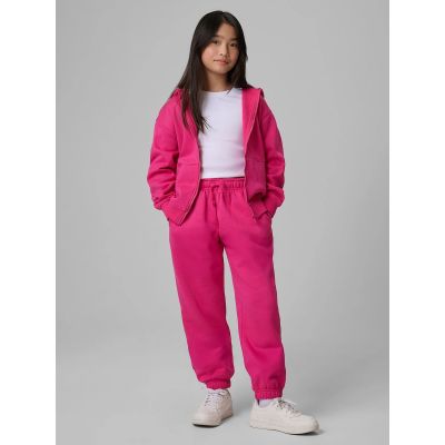 3. Lockerer Mädchen-Sweatshirt mit Kapuze 4F 4FJRSS26TSWSF2715-54S