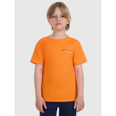 3. Jungen-T-Shirt mit Aufdruck, regulär, Größe 4F 4FJWAW25TTSHM2415-70S