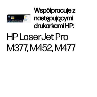 11. Originale gelbe HP 410A LaserJet-Tonerkartusche