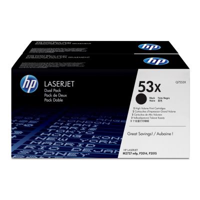 4. HP (Q7553XD) Nr. 53X HP53X Doppelpackung HP 53X Cartridge (Q7553XD)