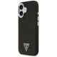 2. Guess Glitter Triangle Logo MagSafe Case für iPhone 17 - Schwarz