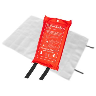 7. NEO TOOLS Glasfaser-Feuerlöschdecke 1,2 x 1,8 m