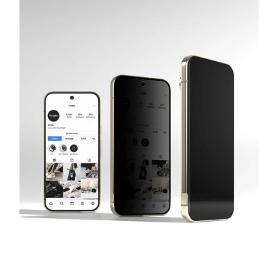 3. Ringke Easy Slide Privacy 2er-Pack Displayschutzfolie aus gehärtetem Glas für Google Pixel Pro 9 Pro XL / 10 Pro XL / 11 Pro XL