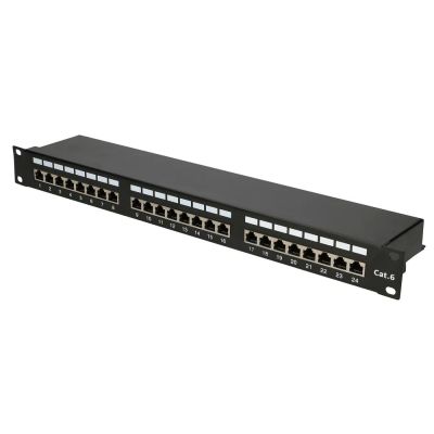 8. Patchpanel Extralink EX.9830 (1U; Kat. 5e; 24xRJ-45)