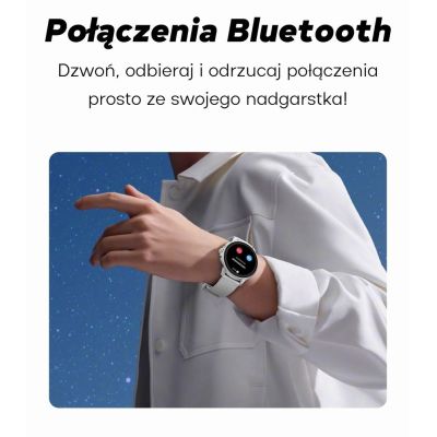 16. GRAVITY GT12-2 Damen-Smartwatch, marineblaues Silikonarmband + schwarzes Armband