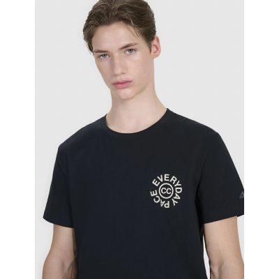 2. Herren-T-Shirt mit normalem Aufdruck 4F 4FWSS25TTSHM1980-20S