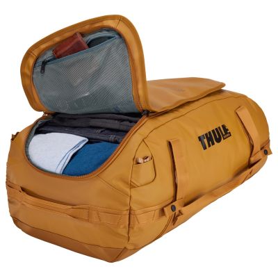 11. Thule Chasm TDSD303 Sporttasche, goldbraun, 70 l, Polyester, braun