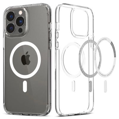 8. Spigen Ultra Hybrid Mag-Hülle mit MagSafe für iPhone 13 Pro Max – Weiß