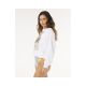 2. RIP CURL Hayley OO/S Drop Schulter-Sweatshirt für Damen, Weiß