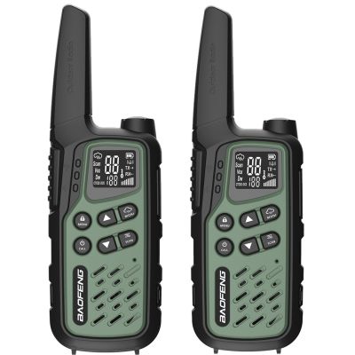 Baofeng BF-T25E Walkie-Talkie, grün, 2 Stück