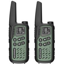 Baofeng BF-T25E Walkie-Talkie, grün, 2 Stück
