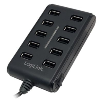 2. Logilink UA0125 10-Port USB 2.0 USB-Hub mit 3,5-A-Netzteil