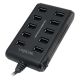 2. Logilink UA0125 10-Port USB 2.0 USB-Hub mit 3,5-A-Netzteil