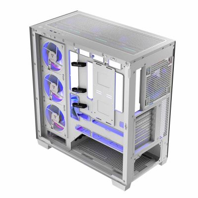 MODECOM VOLCANO STELLAR ARGB MIDI 8F WEISSES GEHÄUSE