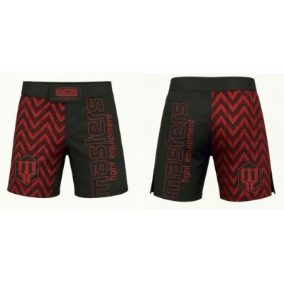 MASTERS PULSE SMMA-P MMA-Shorts schwarz und rot