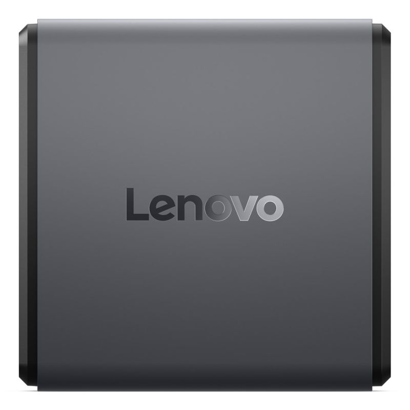 7. Lenovo X9 Ladestation mit GaN-Anbindung, kabelgebunden, USB 3.2 Gen 2 (3.1 Gen 2), Typ-C, Grau